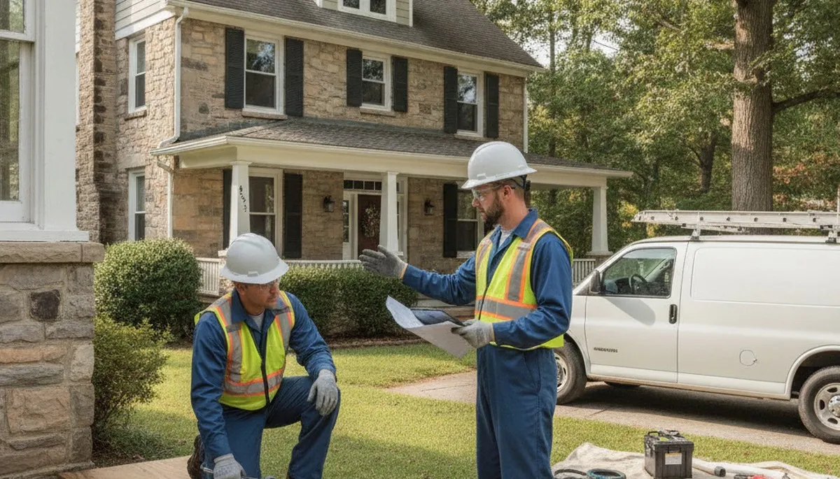 Plumber repairing a sink in Chattanooga, TN for fast residential plumbing service