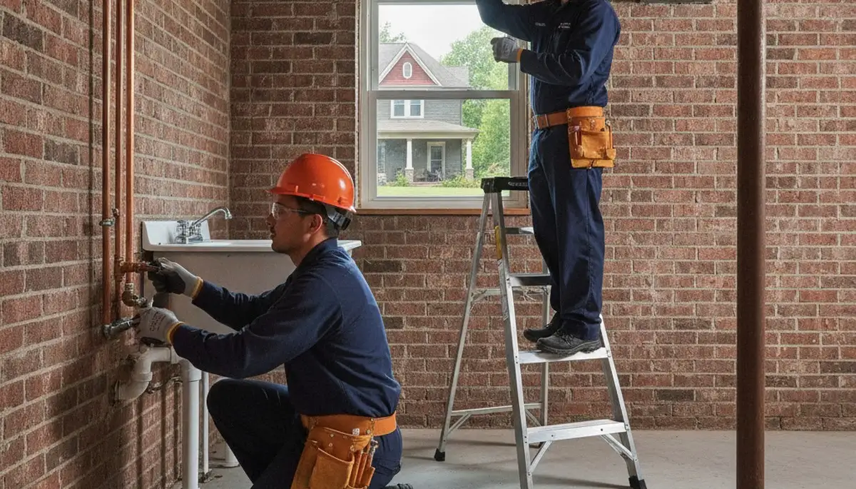 Plumber repairing a leak in Chattanooga, TN for expert plumbing repair service
