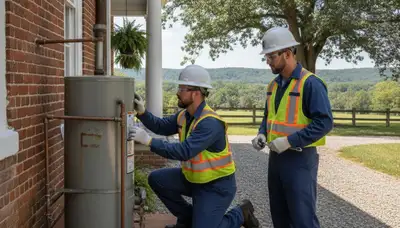Plumber repairing a sink in Chattanooga, TN for fast residential plumbing service