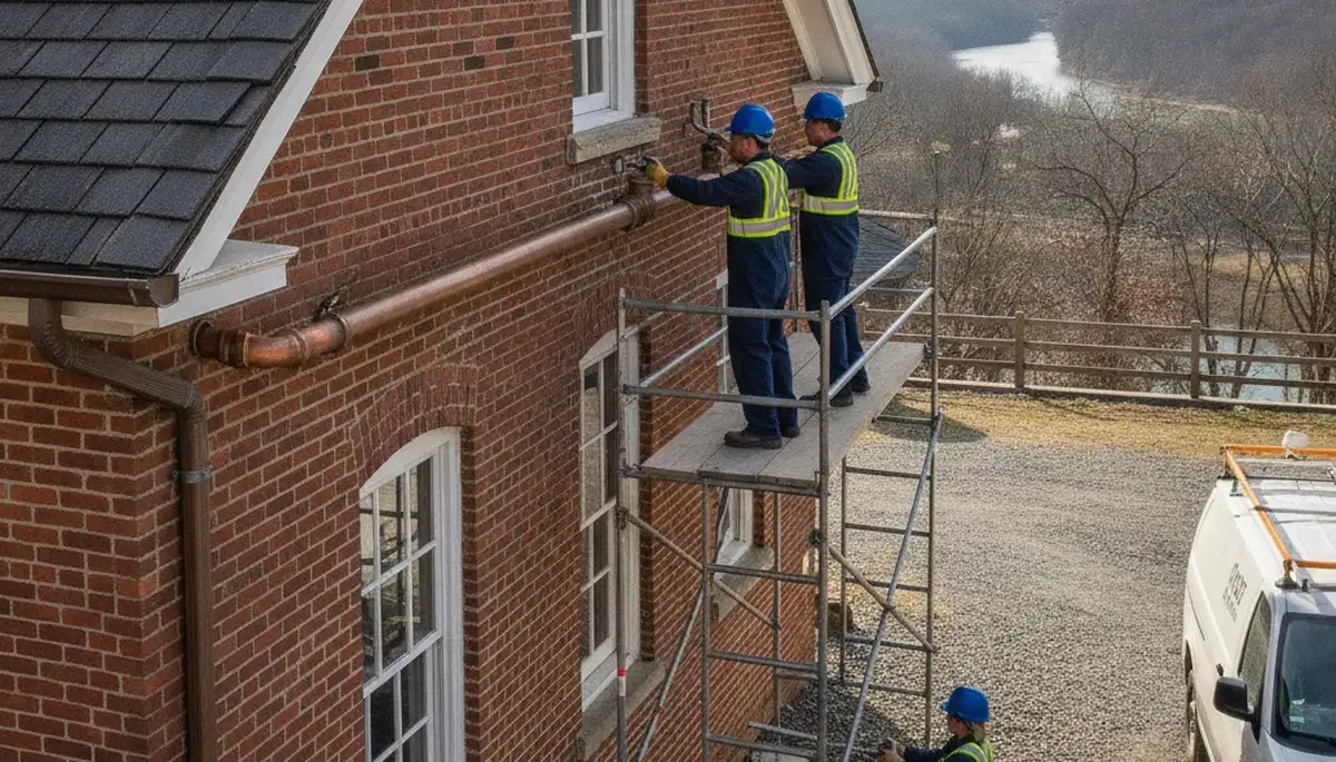 Plumber repairing leak in Chattanooga, TN for bestplumbingchattanoogatn-new.com