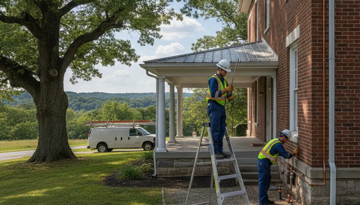 Plumber repairing a pipe in Chattanooga, TN for reliable plumbing repair services