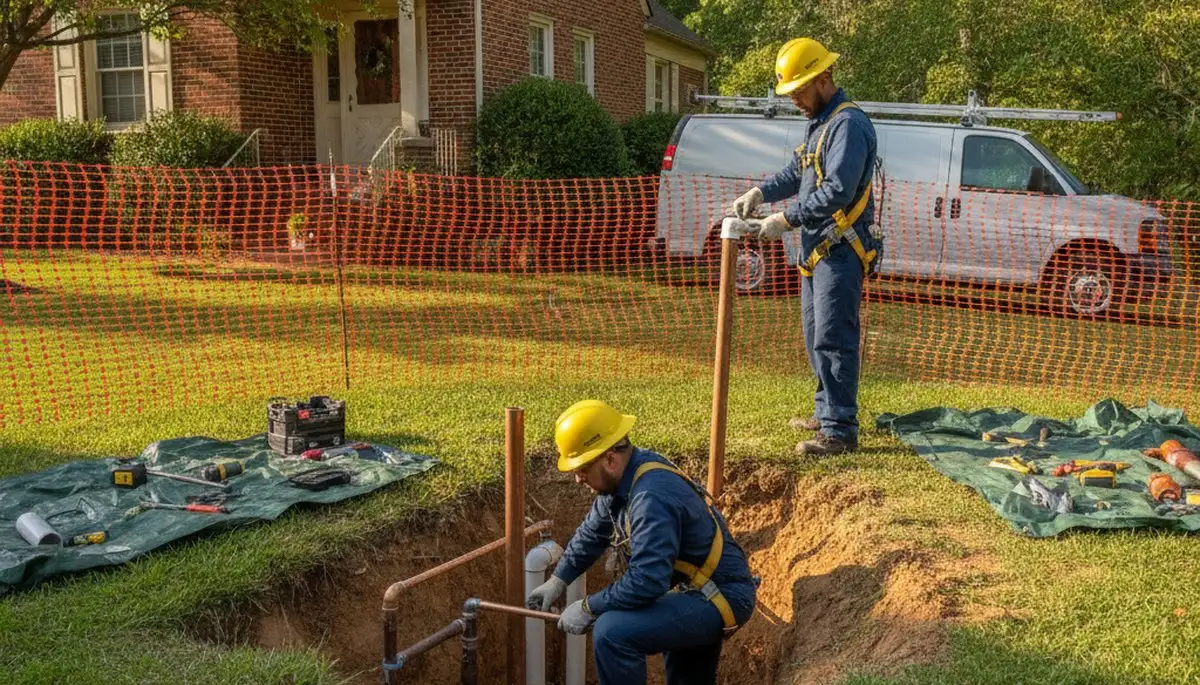 Plumber repairing a sink in Chattanooga, TN for bestplumbingchattanoogatn-new.com