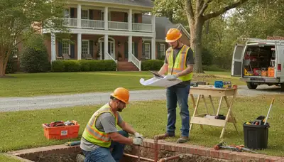 Plumbing repair technician in Chattanooga, TN providing professional home plumbing service