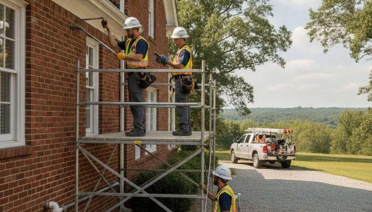 Plumber repairing a leak in Chattanooga, TN for residential plumbing service