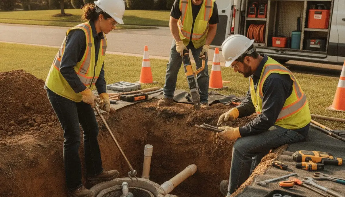 Septic repair plumber serving Chattanooga, TN homes with fast, professional service