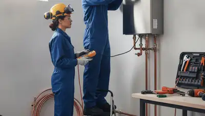 Tankless water heater installation in Chattanooga, TN by On Call Plumbers